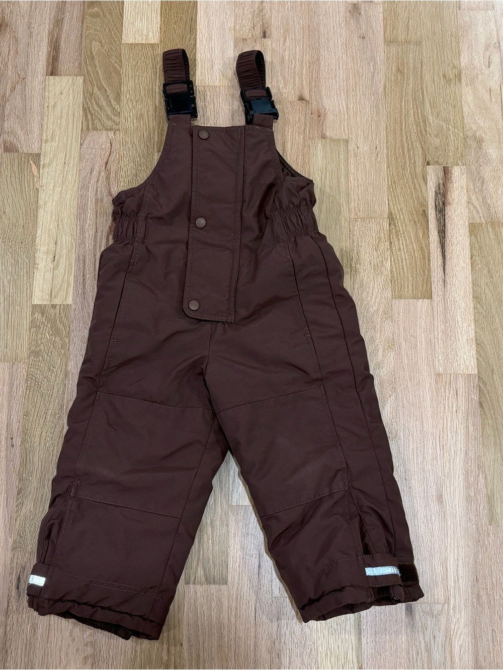 Hanna Andersson Brown Kids Snow Bib Overalls